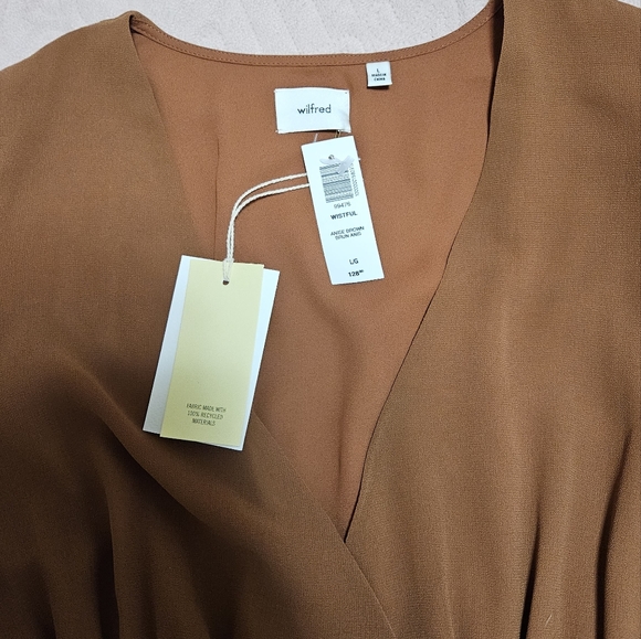 Aritzia Wilfred Wistful Dress NWT Sz L - Picture 7 of 10